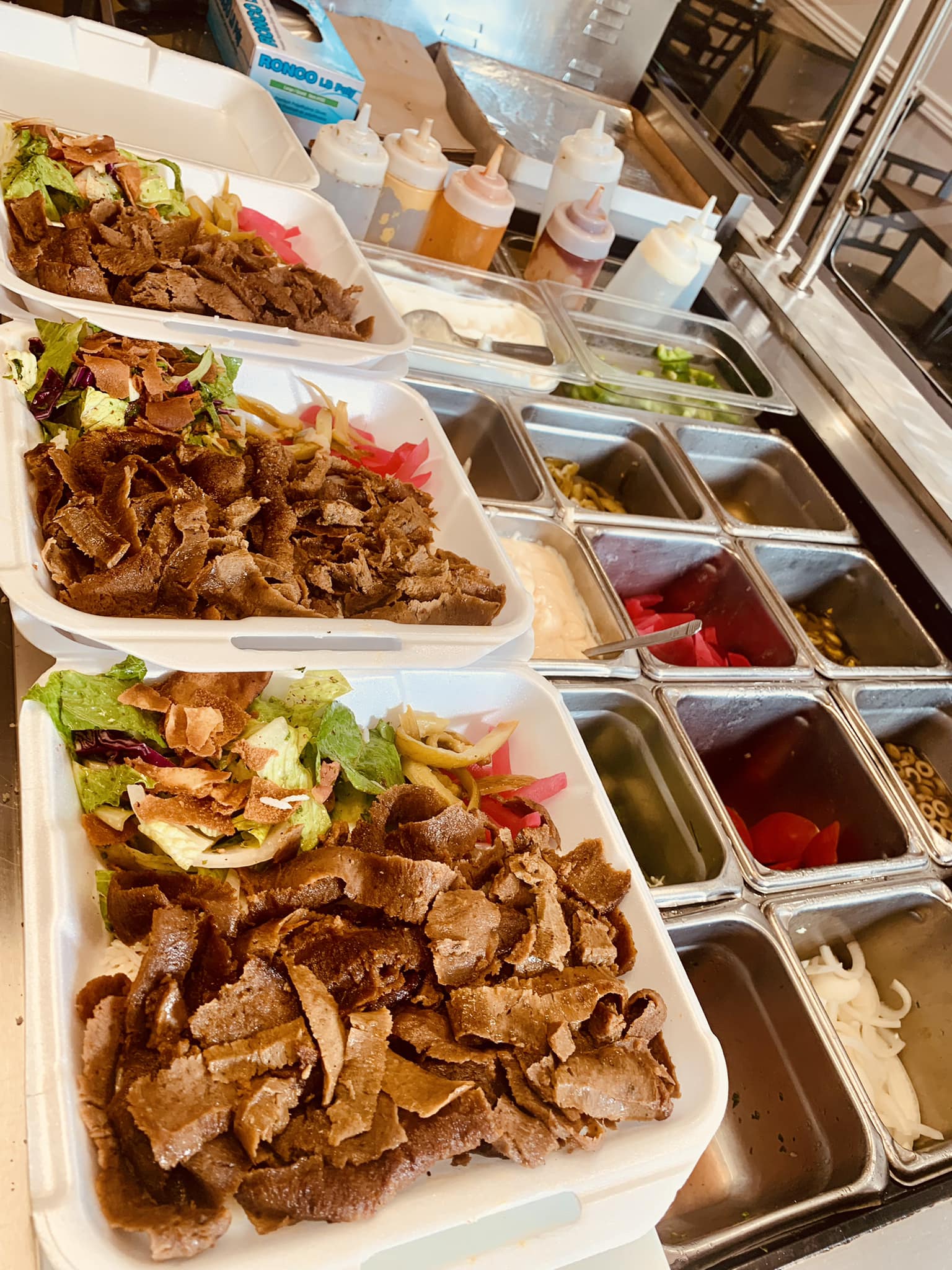 Colourful salad bowl